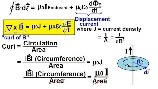 Physics 46 Maxwells Equations 20 of 30 Differential Form of Amperes Law 1 [upl. by Ihsakat]