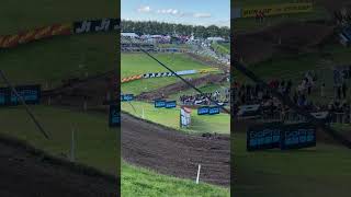 2024 MXON MXGP class prado gajser battle for the lead [upl. by Oilejor]