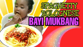 TUTORIAL MEMASAK SPAGHETTI BOLOGNESE RECIPE  MUKBANG  MPASI BAYI 13 BULAN [upl. by Emmeram]