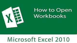 Excel How to Open Workbooks  View Multiple Workbook at same time [upl. by Chenee]