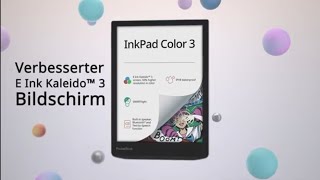 PocketBook InkPad Color 3 Dein farbiges EReadingAbenteuer mit neuestem EInkFarbdisplay [upl. by Glovsky946]