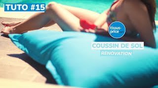 Tuto DIY  Rénovez votre coussin de sol extérieur [upl. by Yarased189]