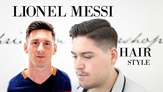 Mens Haircut Tutorial  Messi NEW Haircut  TheSalonGuy [upl. by Dreeda748]