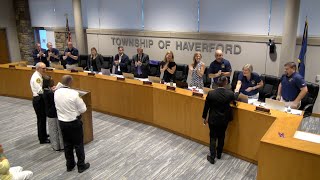 Haverford Township Board of Commissioners Meeting  September 11 2023 [upl. by Aihselef]