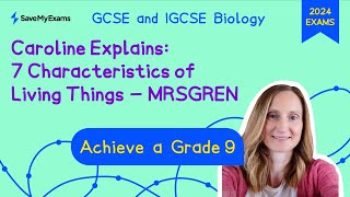 MRSGREN  7 Characteristics of Life  GCSE Biology 91 IGCSE Biology Revision 202425 [upl. by Carilla]