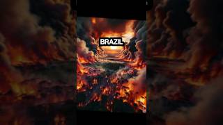 Brazils worst wildfire season ever amazingscience facts todaynews facts [upl. by Clippard]