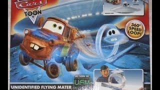 Cars Toon Unidentified Flying Mater Track Set from Maters Tall Tales in UFO Mater [upl. by Naitsirk305]