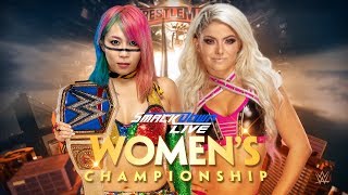 Asuka Vs Alexa Bliss Smackdown Womens Championship  Wrestlemania 35 [upl. by Docilu]