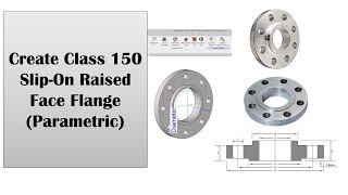 Create Class 150 SlipOn Raised Face Flange Parametric Revit Family [upl. by Knighton]