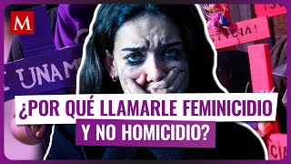 Feminicidio o asesinato ¿Cuál es la diferencia y cómo se tipifica [upl. by Lelith]