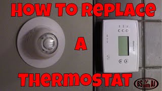 How To Replace Your old thermostat [upl. by Durston]