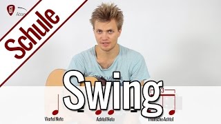 SwingRhythmus lernen  Gitarrenschule [upl. by Rosalie]