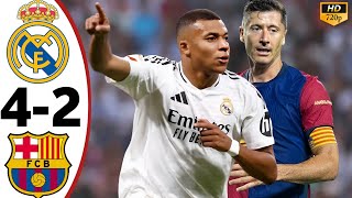 Real Madrid vs Barcelona 42•All Goals amp Highlights 2024 HD 🔥 [upl. by Eelinej]