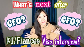 K1FIANCEE VISA Whats next after Visa Interview  CFO registration [upl. by Wendall]