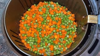 Air Fryer Frozen Vegetables  How To Cook Frozen Mixed Stir Fry Vegetables In The Air Fryer [upl. by Yrelbmik394]