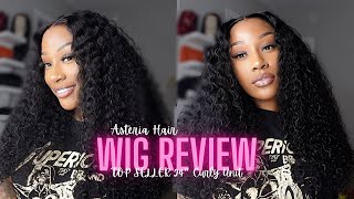 The Ultimate Melt🔥Bomb Curly HD 13x4 Lace Front Wig Install  Review  Pre Plucked  Asteria Hair [upl. by Etac]