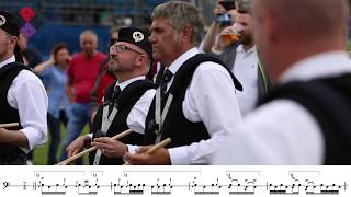 Boghall amp Bathgate Drum Corps  World Pipe Band Championships 2018 [upl. by Aonehc290]