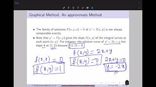 Lecture07 Method of Isoclines Oblique and Orthogonal Trajectories [upl. by Martine822]