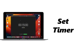 MacOS Ventura How To Set A Timer On MacMacBook [upl. by Eiralc]