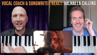 HOW LOW CAN HE SING Vocal Coach amp Songwriter react to Valhalla Calling  VoicePlay  Song Reaction [upl. by Eet]