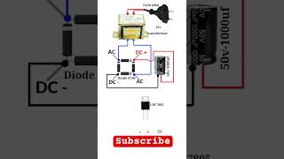 12v to 5v convert how to make 12v to 5v converter 7805 ic shorts mrengineer [upl. by Ahsikan]