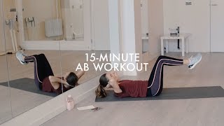 15 MINUTE AB WORKOUT  Niomi Smart [upl. by Nnylyoj856]