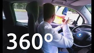 Jak się skończyło zatrzymanie przez policję na buspasie  wideo 360 stopni [upl. by Lledrac]