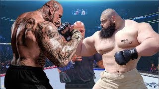 Giant Martyn Ford vs The Iranian Hulk  EA Sports UFC 4  Epic Fight 🔥🐲 [upl. by Bej]