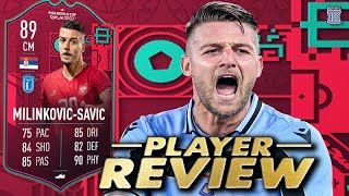 89 WC PATH TO GLORY MILINKOVICSAVIC PLAYER REVIEW META  FIFA 23 ULTIMATE TEAM [upl. by Nairadas]