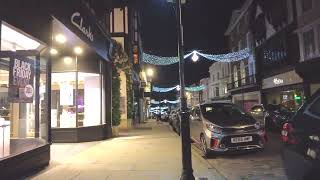 Guildford UK night walk [upl. by Bunny275]