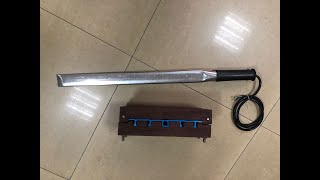 How to welding pvc waterstopWaterstop weldingpvc joint methodWaterbar welding methodHeater blade [upl. by Aicxela]