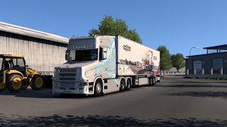 Euro Truck Simulator 2 Scania new gen V8 open pipe version 20 [upl. by Vachill]