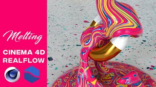 Cinema 4D Realflow Tutorial  Create Smooth Melting Effects [upl. by Lombardo]