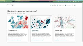 Datawrapper Tutorial Making a Locator Map a Choropleth Map and a Proportional Symbol Map [upl. by Yroffej]