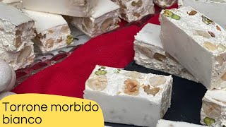 TORRONE FATTO IN CASA  MORBIDO CON NOCCIOLE E NUTELLA ⛄ [upl. by Haram]