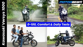 Kawasaki Versys 1000 Review  0100 Comfort Practicality Tested  MotorBeam [upl. by Lionel368]