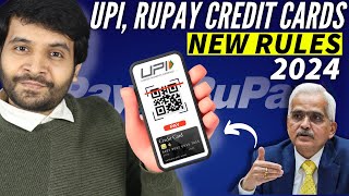 New UPI and Rupay Credit Card Rules Announced from May 2024 [upl. by Elatia]