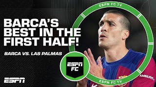 REACTING to Barcelona vs Las Palmas 👀 Barcas BETTER in the first half  Luis Garcia  ESPN FC [upl. by Flo]