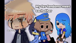 My fav fandoms meet each other  tmf  ItsFunneh  dogman  bluey  bad parenting [upl. by Onailil817]