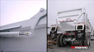 Manac CPS Steel Frameless Dump Trailer [upl. by Lateehs]