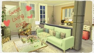 Sims 4  Sweet Living Room [upl. by Alius623]