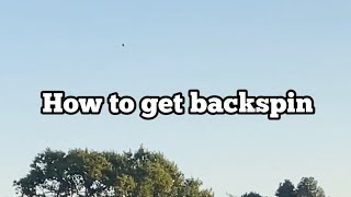 How to create backspin in the shortgame  Golf [upl. by Barbaresi]