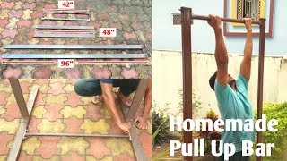 How to make portable PullUp Bar at Home  Homemade Chin Up Bar  DIY Outdoor Bar gfrncrafts7979 [upl. by Eddy253]