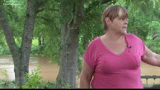 Constant rain causes flooding in Upson County [upl. by Elena]