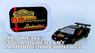 Majorette 60th Anniversary Edition Lamborghini Countach [upl. by Navek]