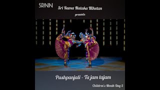 Pushpanjali  Childrens Month Special  Sri Rama Nataka Niketan Bharatanatyam Dance [upl. by Vina]