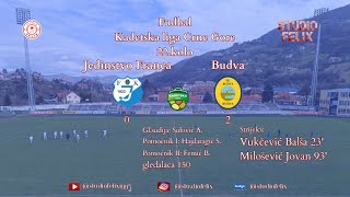 Kadeti JEDINSTVO BUDVA 0  2 22 kolo 29 03 2024 [upl. by Meadow]