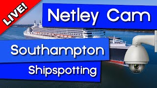 Netley Cam  Southampton Water Shipspotting NCSC Netley Cliff Sailing Club Cruise Tanker Ships [upl. by Toolis]