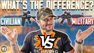 Whats The Difference Between An AR15 and The Military M16M4 [upl. by Walrath678]