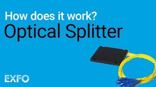 Optical Splitter  EXFO animated glossary of Fiber Optics [upl. by Niwdog]